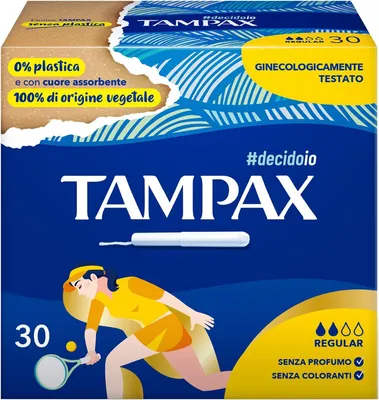 Imagen del producto de Tampones normales, 30 unidades, para la higiene menstrual