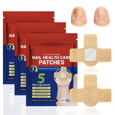 Produktbild von Set aus 63 Nagelpflastern zur Pflege beschädigter Nägel