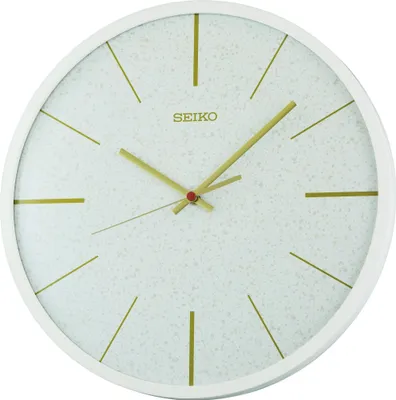 Immagine prodotto di Seiko QXA828W Orologio da parete al quarzo con movimento silenzioso Bianco/oro