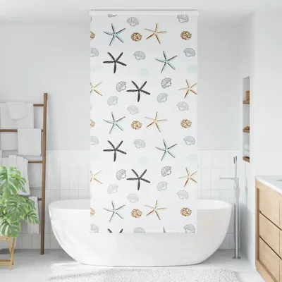 Immagine prodotto di Tenda a Rullo Doccia Cassonetto 110x240 cm Larghezza Tessuto