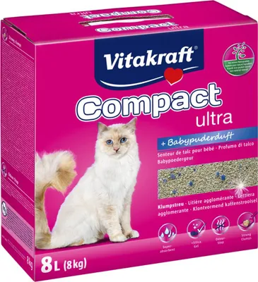 Obrázok produktu pre Vitakraft stelivo pre mačky Compact ultra Plus - 8 kg