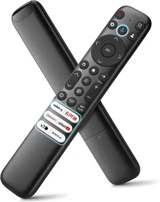 Immagine prodotto di Telecomando TV - Telecomando per Google TV - Telecomando per TV - Tasti di scelta rapida - 20,7 x 3,25 x 1,78 cm - Nero