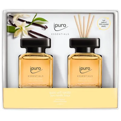 Produktbild von ipuro Raumduft Essentials Set Soft Vanilla 2 x 50 ml