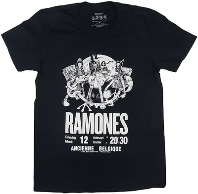 Obrázok produktu pre Ramones Belgique Black L Tričko