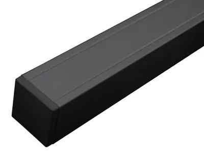 Produktbild von WPC Zaun Zaunpfosten Aluminium Pfosten Zaunpfahl Holzkern 270 x 6,8 x 6,8 cm