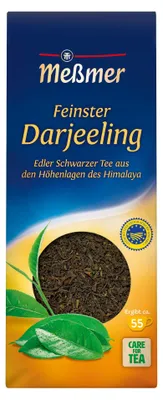 Produktbild von Meßmer Feinster Darjeeling | Ganzes Teeblatt | 150 g | blumig-lieblich | Vegan | Glutenfrei | Laktosefrei
