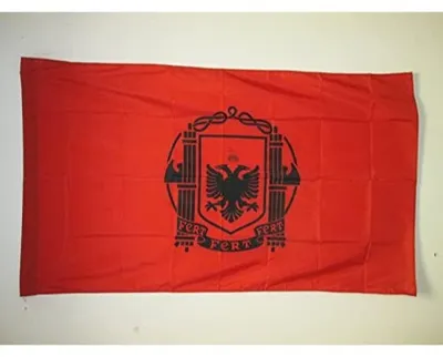 Flagge Königreich Albanien 1939-1944, 90x60 cm, Polyester 100D