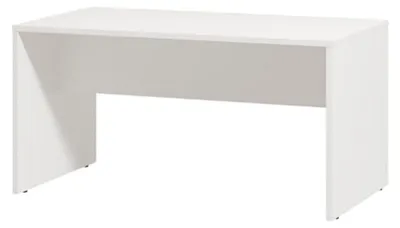 Produktbild von Dmora Couchtisch Formia 90x50x46h cm Weiß, mit Füßen ein Fach