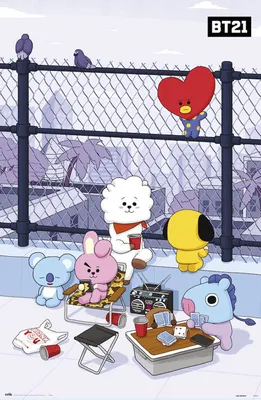 Produktbild von BT21 - Azotea - Poster Druck - Größe 61x91,5 cm