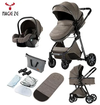 Immagine prodotto di Passeggino trio 3 in 1 con navicella e seggiolino auto