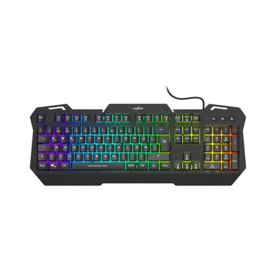 Zdjęcie produktu dla Hama Exodus 450, Pełnowymiarowy (100%), Przewodowa, USB, QWERTZ, Czarny
