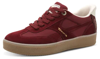 Produktbild von Tamaris Damen Wide FIT Sneaker mit Step-In, Cranberry, 39