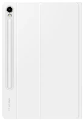 Image de Samsung EF-DX725 - Clavier et étui (livre-cover) - touche IA - avec touchpad - sans fil - POGO pin, Bluetooth - AZERTY - clavier blanc, boîtier blanc - pour Galaxy Tab S9, Tab S9 FE (EF-DX725BWGGDE)