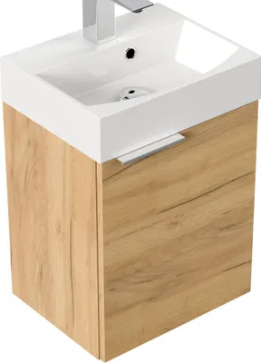 Produktbild von Waschplatz 40 x 56 x 32cm Gäste Bad Waschtisch Cubi Handwaschplatz