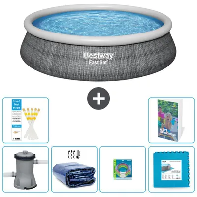 Produktbild von Bestway Fast Set Rund - 457x84 cm - 7-teilig  S229