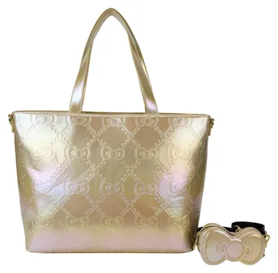 Zdjęcie produktu dla Hello Kitty by Loungefly Tragetasche 50th Anniversary Gold