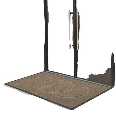 Immagine prodotto di VEVOR tappetino antisporco, 1194 x 813 mm, zerbino per interni ed esterni, spessore 7 mm, tappetino elegante per porte con supporto in TPE, tappeto d'ingresso lavabile per corridoi, balconi, garage, marrone