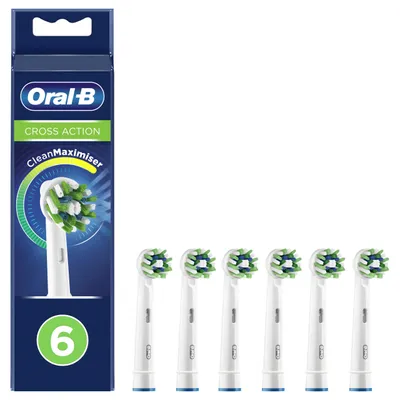 Produktbild von Oral-B Pro CrossAction Aufsteckbürsten 6 Stück Original
