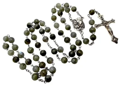 Image de Chapelet en labradorite naturelle - Art Sacrum