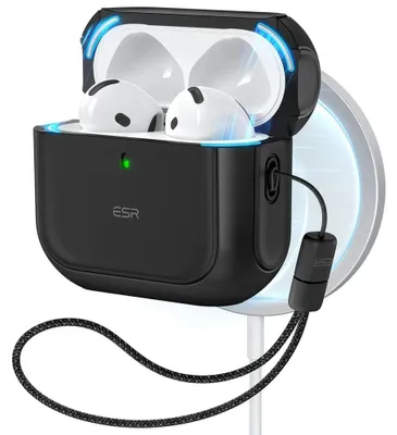 Zdjęcie produktu dla ESR AirPods 4 Orbit Hybrid case (black)