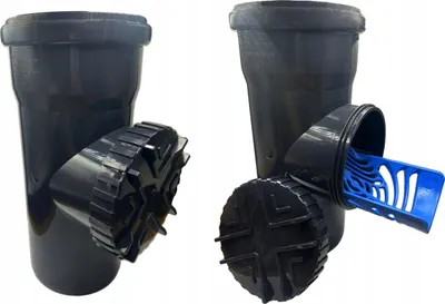 Obrázok produktu pre Čistič žľabov so sitom Ø 160 mm antracitový grafit AQUER