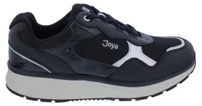 Produktbild von Joya Sneaker Tina III Black-Silver JY148A, Glattleder u. Mesh, Active-Sohle, Fußbett zum Wechseln 41
