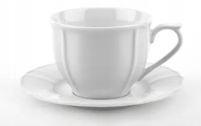 Produktbild von Lubiana Maria Tasse mit Untertasse 350ml Weiß