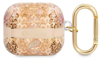 Obrázok produktu pre Guess Gua3Hhfld Kryt Airpods 3 Zlato/Zlatý Paisley Strap Collection