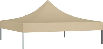 Produktbild von vidaXL Partyzelt-Dach 3x3 m Beige 270 g/m²