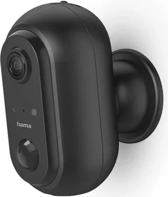 Produktbild von Hama 00176615, CCTV Sicherheitskamera, Draußen, Kabellos, Wand, Schwarz, IP65