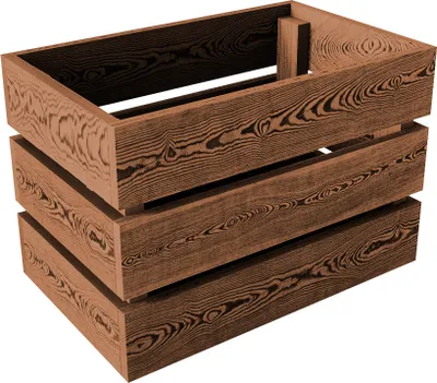 Produktbild von Lermowood Holzkisten Box0422 25 x 40 x 28cm Eiche | Dekokisten aus Holz Massive Holzkiste Regalkiste Weinkiste