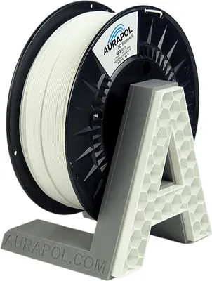 Produktbild von AURAPOL PLA 3D Filament Biela 1 kg 1,75 mm