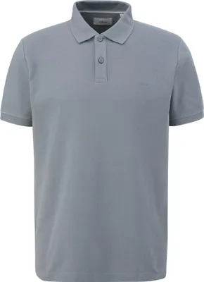 Produktbild von s.Oliver Herren Poloshirt - Basic, Polokragen, Baumwolle, einfarbig Hellgrau XL