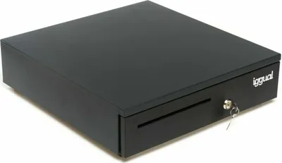 Obrázok produktu pre iggual IGG317464, Manuálna a automatická zásuvka na peniaze, Kov, Čierna, 12 V, 405 mm, 420 mm