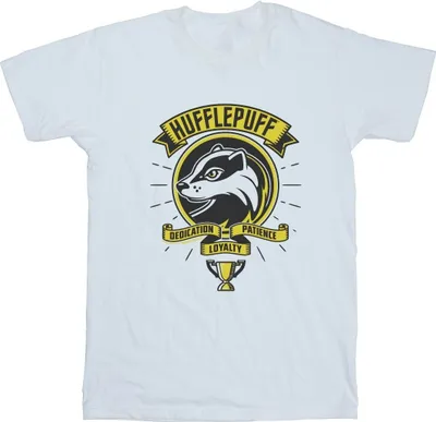 Produktbild von Harry Potter - "Hufflepuff" T-Shirt für Damen BI27572 (5XL) (Weiß)