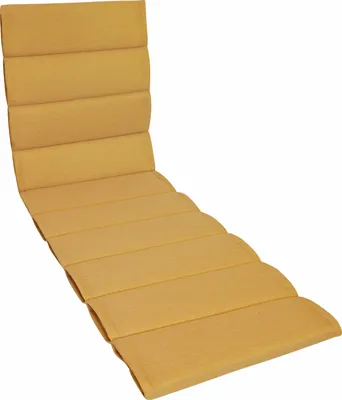 Produktbild von Herlag Liegenauflage Linnea Polsterauflage für Gartenliege 200x60x4cm Senfgelb
