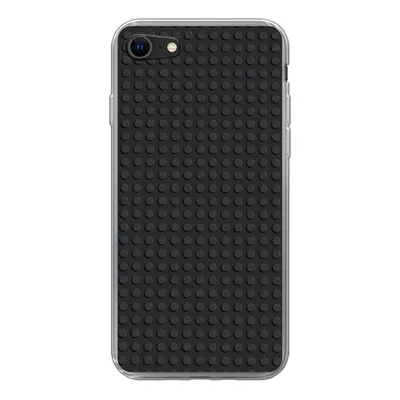Produktbild von MuchoWow® Handyhülle Schutzhülle Hülle für iPhone 8 Bild - Schwarz Silikon Softcase Handy Hülle - Schutzhaube