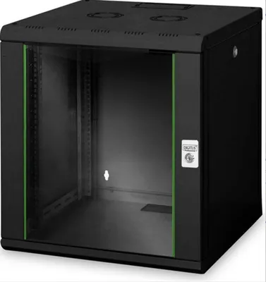 Produktbild von Professional Wandgehäuse Unique Serie - 600x600 mm (BxT) (schwarz, 12 Höheneinheiten)