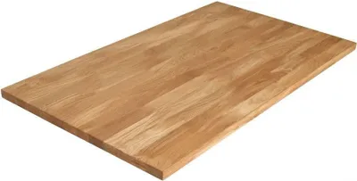 Produktbild von SYSTEM Tischplatte mit gerader Kante, breite klebung, Eichenholz, 200x100 cm