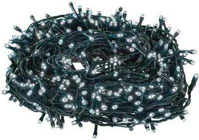 LED-Lichterkette 500 Lampen kaltweiß für Weihnachten