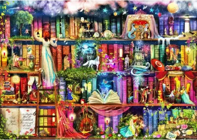 Produktbild von WOODEN CITY Holzpuzzle Treasure Library 1010 dlks