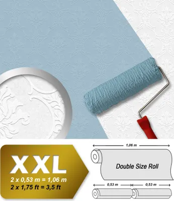 Obrázek produktu pro Vliesová tapeta ornament Profhome 354771-GU reliefná matná bílá 26,5 m2