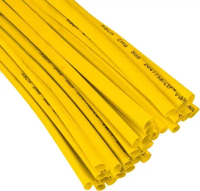 Image de 1,50/0,75 Jaune Gaine Thermorétractable