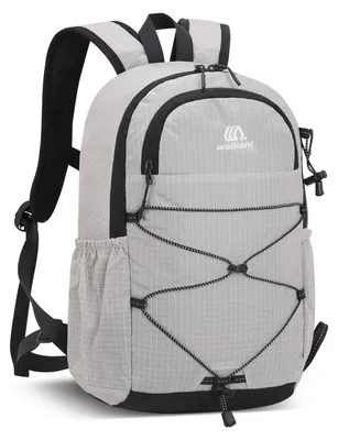 Produktbild von Wanderrucksack, leichter Reiserucksack, großvolumiger, spritzwassergeschützter Tagesrucksack mit Sicherheitspfeife, Outdoor-Sport-Tagesrucksack für Damen und Herren, leicht