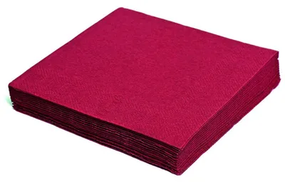 Produktbild von 200x Servietten 33 x 33 cm 1/4 -Falz 2-lagig bordeaux