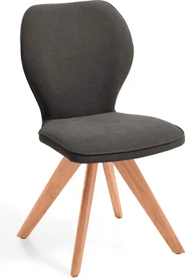 Produktbild von Niehoff Sitzmöbel Colorado Trend-Line Design-Stuhl Kernbuche/Webstoff - 180° drehbar