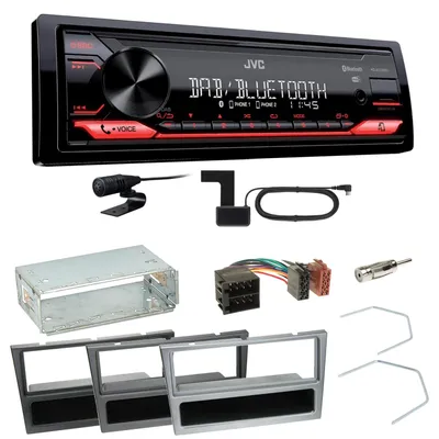 Produktbild von JVC KD-X272DBT DAB+ Bluetooth Einbauset für Opel Vectra C Signum Corsa Combo