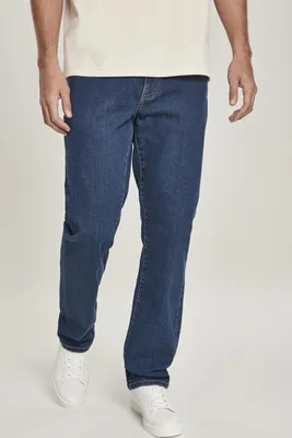 Produktbild von Urban Classics Hose Relaxed Fit Jeans Mid Indigo-28/32
