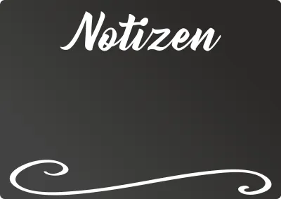 Produktbild von Notizen Tafel - waagerecht - Kreidetafel Chalkboard A4 (210x297mm)