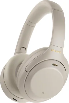 Produktbild von Sony WH-1000XM4, Verkabelt & Kabellos, Anrufe/Musik, 4 - 40000 Hz, 254 g, Kopfhörer, Silber